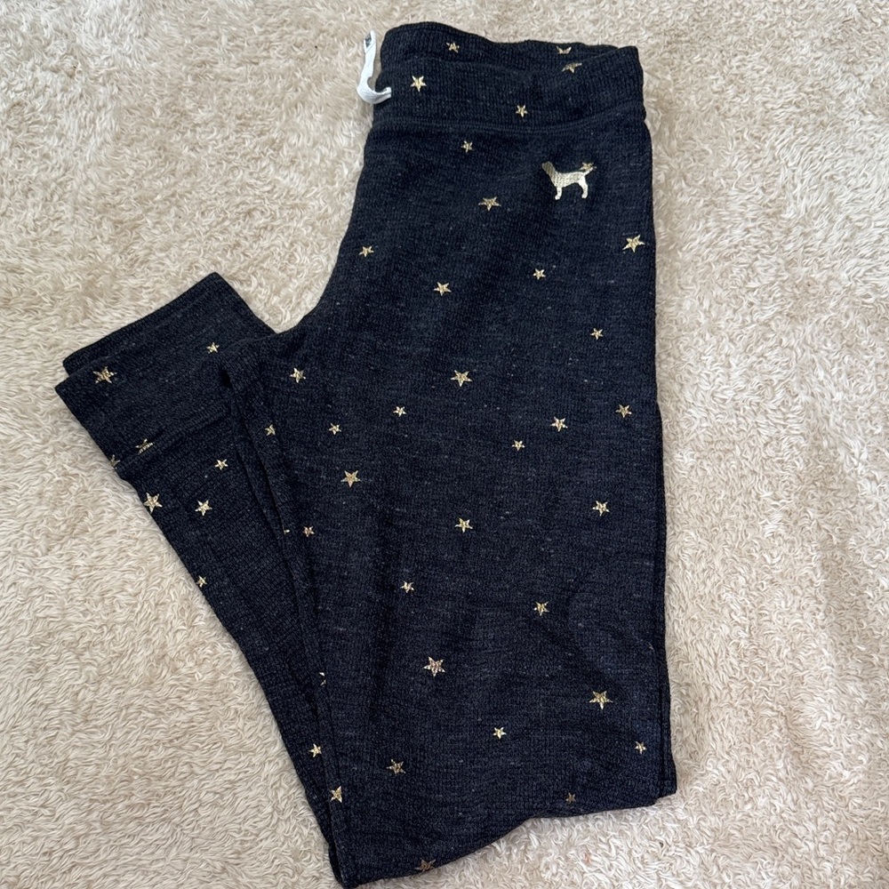 VS Pink Waffle Knit PJ Lounge Pants